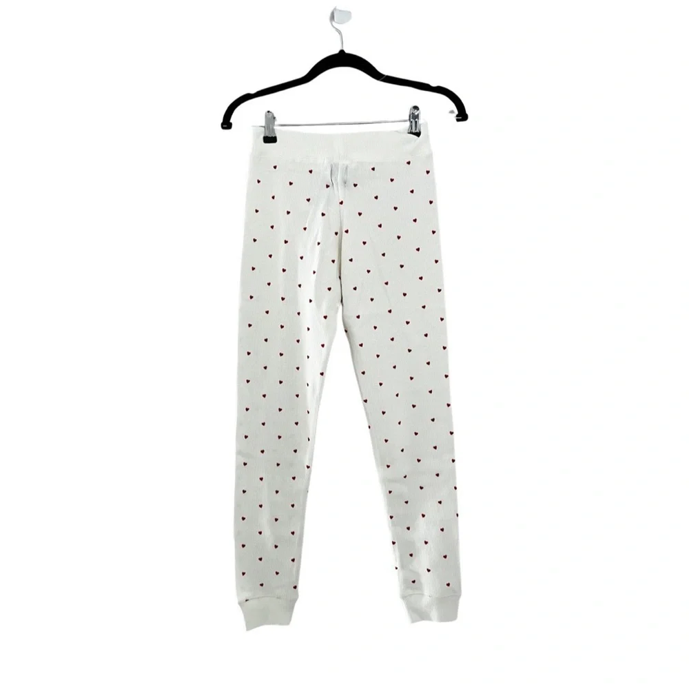 NWT PLUSH Revolve Thermal Heart Pajama + Scrunchie Set Sz XS - Picture 4 of 9